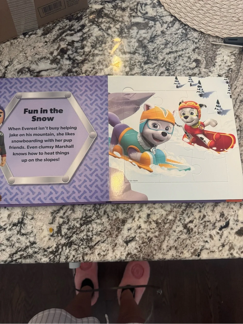 Paw Patrol My First Puzzle Book – 5 Built-In Jigsaw Puzzles | Hardcover